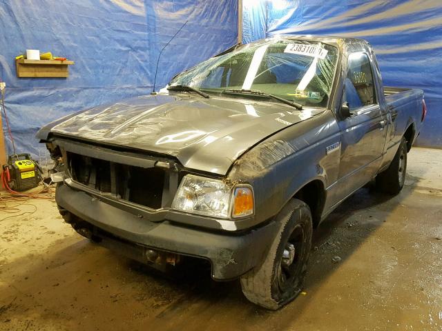 1FTYR10D09PA13501 - 2009 FORD RANGER GRAY photo 2