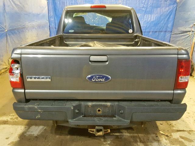 1FTYR10D09PA13501 - 2009 FORD RANGER GRAY photo 6