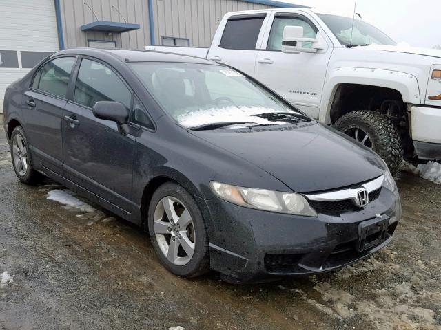 19XFA16699E022981 - 2009 HONDA CIVIC BLACK photo 1