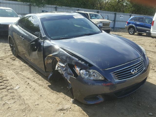 JNKCV64E59M601223 - 2009 INFINITI G37 BASE BLUE photo 1