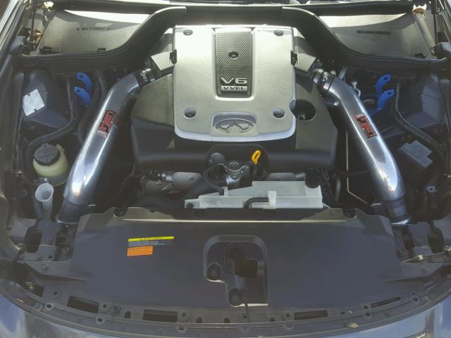 JNKCV64E59M601223 - 2009 INFINITI G37 BASE BLUE photo 7