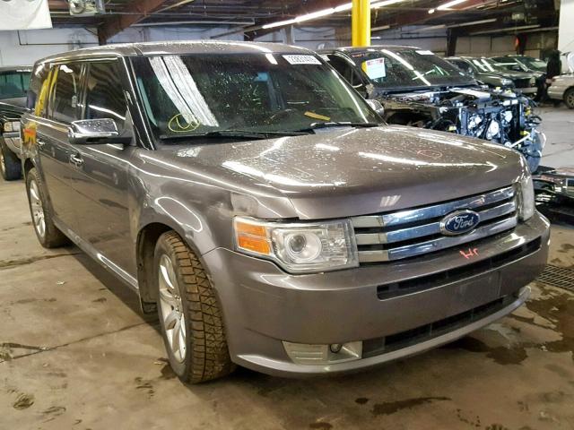 2FMEK63C49BA14323 - 2009 FORD FLEX LIMIT GRAY photo 1