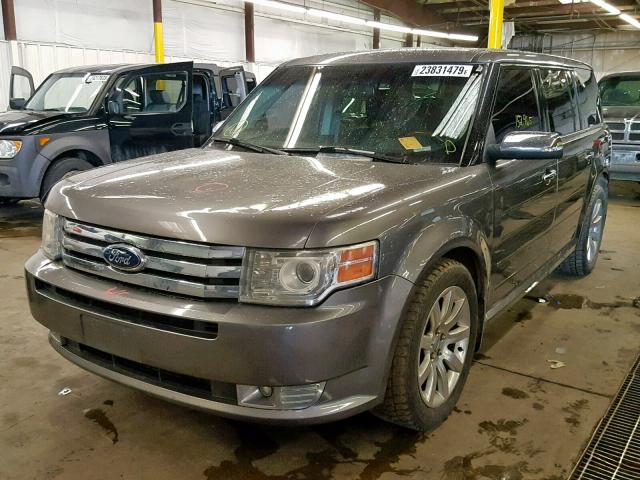 2FMEK63C49BA14323 - 2009 FORD FLEX LIMIT GRAY photo 2