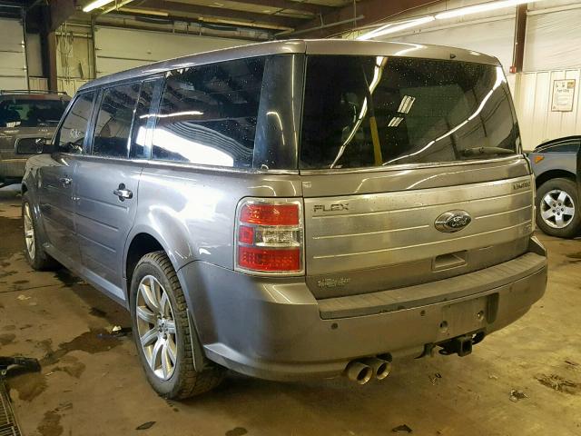 2FMEK63C49BA14323 - 2009 FORD FLEX LIMIT GRAY photo 3