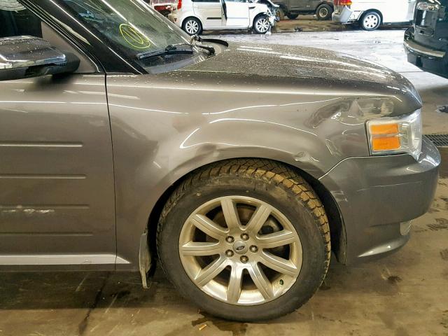 2FMEK63C49BA14323 - 2009 FORD FLEX LIMIT GRAY photo 9