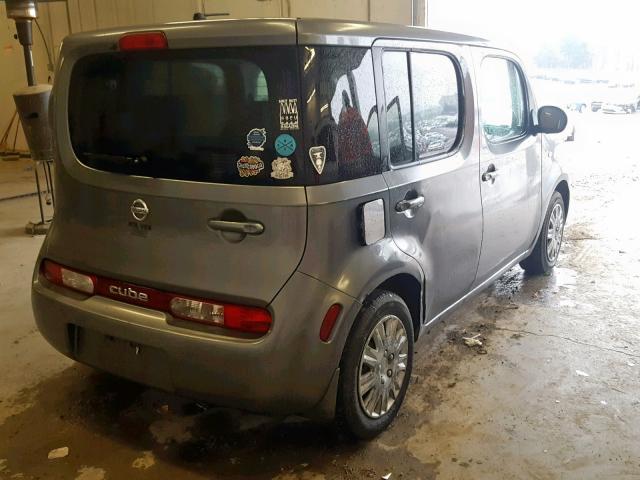 JN8AZ28R19T118471 - 2009 NISSAN CUBE BASE GRAY photo 4