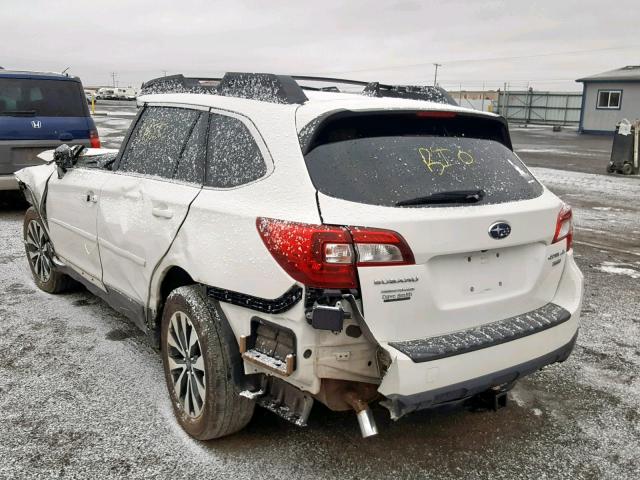 4S4BSEJCXG3346974 - 2016 SUBARU OUTBACK 3. WHITE photo 3