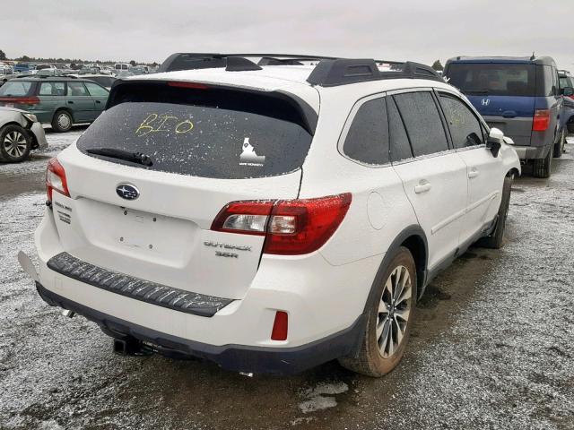 4S4BSEJCXG3346974 - 2016 SUBARU OUTBACK 3. WHITE photo 4