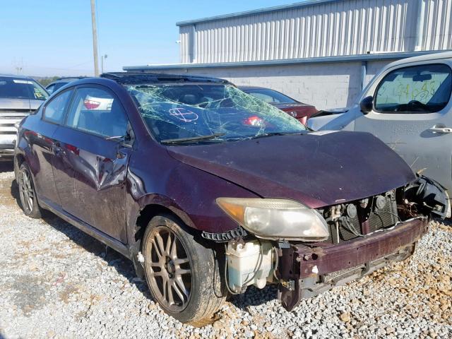 JTKDE177860134512 - 2006 TOYOTA SCION TC PURPLE photo 1