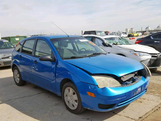 1FAFP37N57W262098 - 2007 FORD FOCUS ZX5 BLUE photo 1