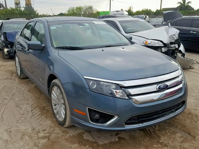 3FADP0L37BR112824 - 2011 FORD FUSION HYB BLUE photo 1