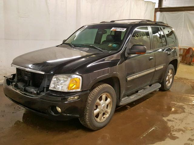 1GKDT13S922403496 - 2002 GMC ENVOY BLACK photo 2