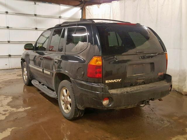 1GKDT13S922403496 - 2002 GMC ENVOY BLACK photo 3