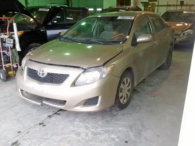 1NXBU40E29Z050013 - 2009 TOYOTA COROLLA BA TAN photo 2