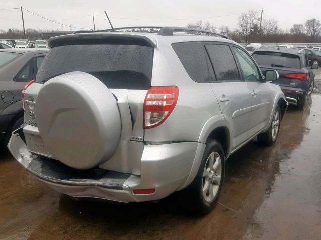 2T3DK4DV4BW064906 - 2011 TOYOTA RAV4 LIMIT SILVER photo 4