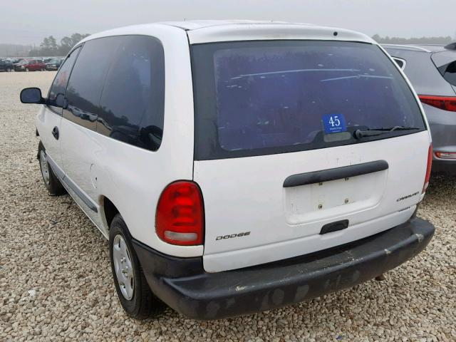 2B4FP25B5YR719822 - 2000 DODGE CARAVAN WHITE photo 3