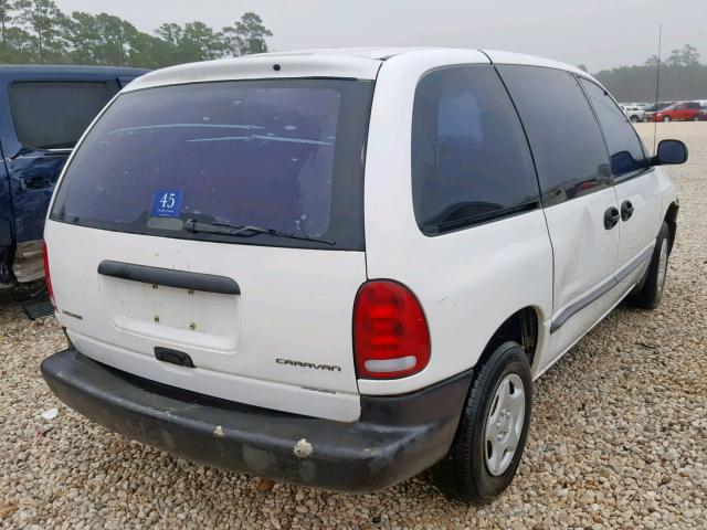 2B4FP25B5YR719822 - 2000 DODGE CARAVAN WHITE photo 4