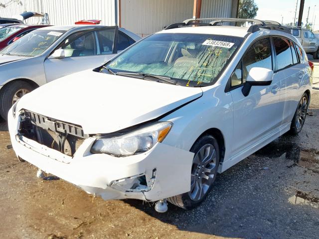 JF1GPAL69E8222163 - 2014 SUBARU IMPREZA SP WHITE photo 2