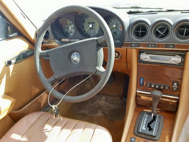 WDBBA45A4DB028343 - 1983 MERCEDES-BENZ 380 SL BROWN photo 9