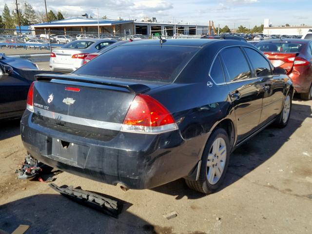 2G1WU581169420754 - 2006 CHEVROLET IMPALA LTZ BLACK photo 4