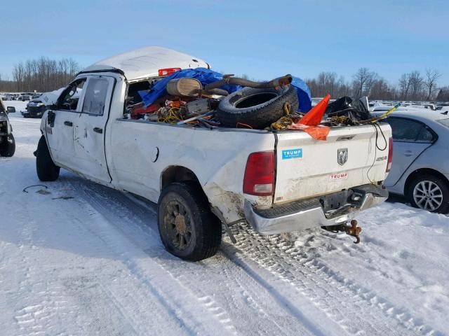 3D7TT2CT4AG131098 - 2010 DODGE RAM 2500 WHITE photo 3