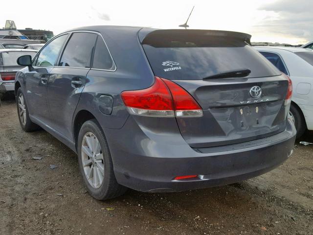 4T3ZE11A09U008260 - 2009 TOYOTA VENZA BASE CHARCOAL photo 3