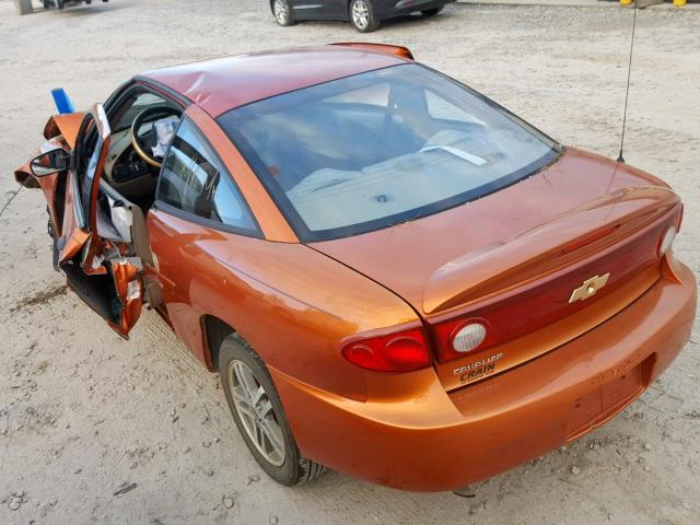 1G1JC12F147121239 - 2004 CHEVROLET CAVALIER ORANGE photo 3