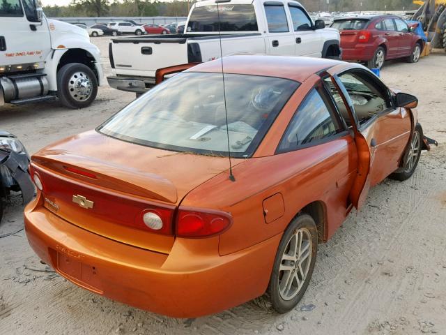 1G1JC12F147121239 - 2004 CHEVROLET CAVALIER ORANGE photo 4