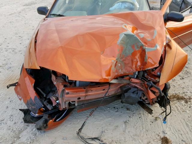 1G1JC12F147121239 - 2004 CHEVROLET CAVALIER ORANGE photo 7