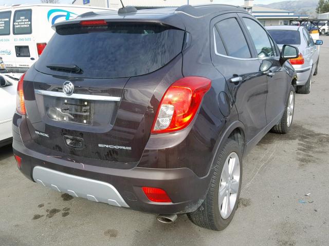 KL4CJASB9FB268907 - 2015 BUICK ENCORE BLACK photo 4