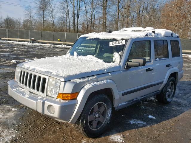 1J8HG48K06C149245 - 2006 JEEP COMMANDER GREEN photo 2