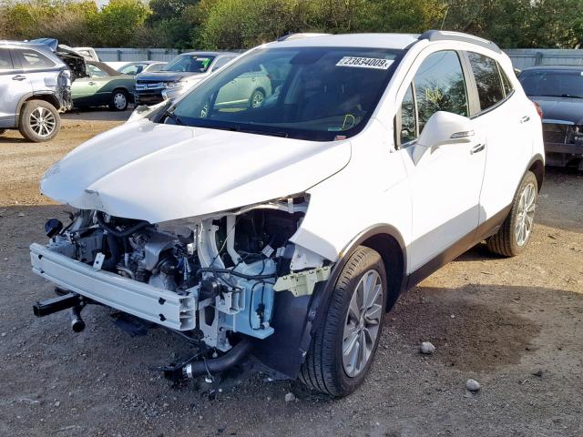 KL4CJASB4HB194623 - 2017 BUICK ENCORE PRE WHITE photo 2