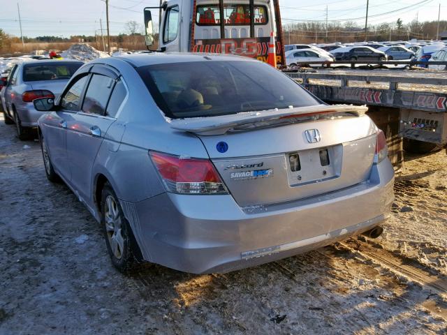 1HGCP26458A058756 - 2008 HONDA ACCORD LXP SILVER photo 3