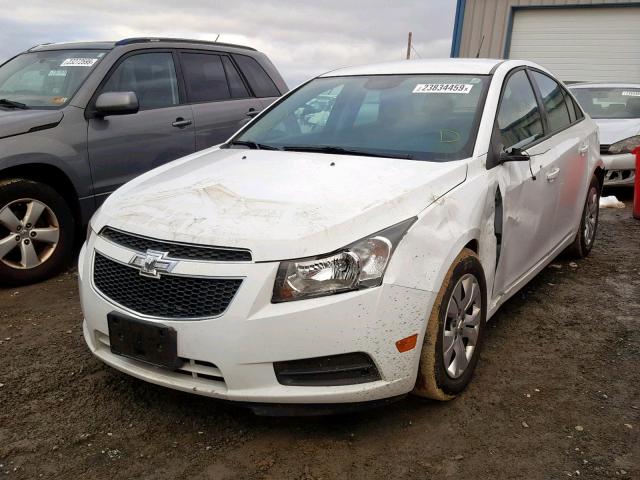 1G1PA5SG4E7431662 - 2014 CHEVROLET CRUZE LS WHITE photo 2