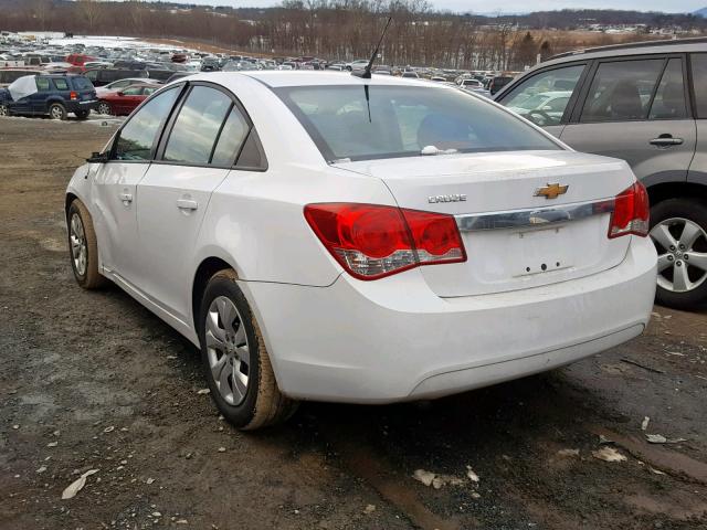 1G1PA5SG4E7431662 - 2014 CHEVROLET CRUZE LS WHITE photo 3