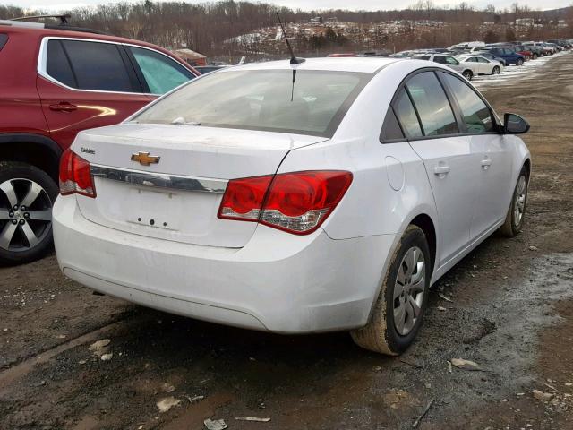 1G1PA5SG4E7431662 - 2014 CHEVROLET CRUZE LS WHITE photo 4