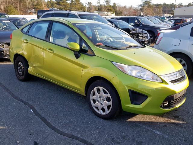 3FADP4BJ9DM157593 - 2013 FORD FIESTA SE GREEN photo 1