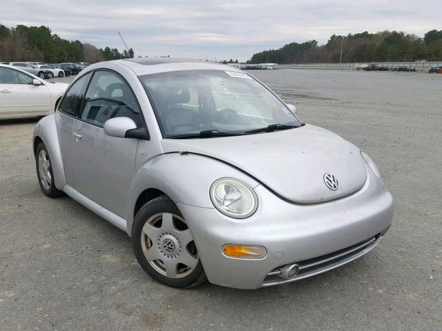 3VWCB21C61M457614 - 2001 VOLKSWAGEN NEW BEETLE SILVER photo 1