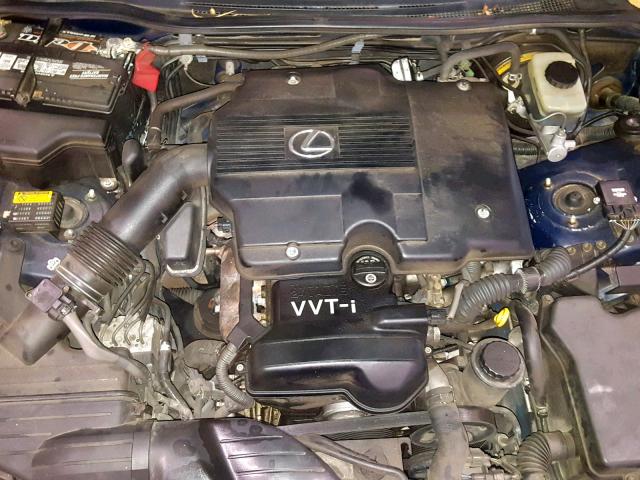 JTHBD192920043082 - 2002 LEXUS IS 300 BLUE photo 7