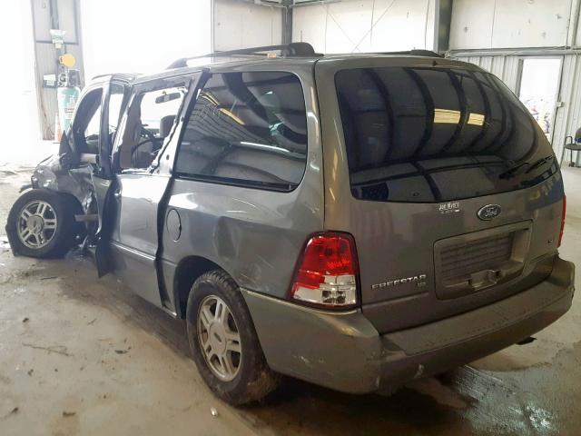 2FMZA52226BA26148 - 2006 FORD FREESTAR S GRAY photo 3