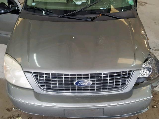 2FMZA52226BA26148 - 2006 FORD FREESTAR S GRAY photo 7