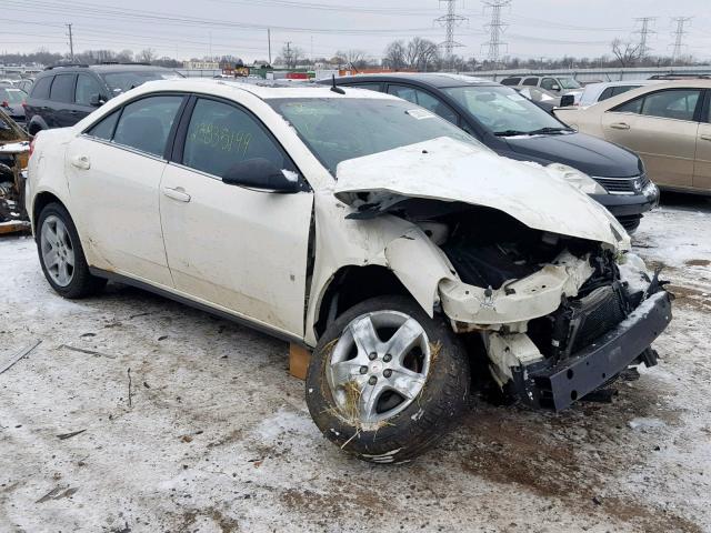 1G2ZG57B384174578 - 2008 PONTIAC G6 BASE WHITE photo 1