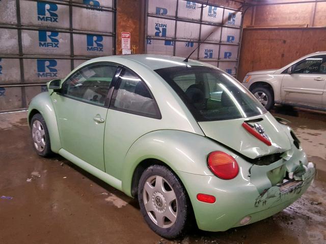 3VWCC21CXYM486248 - 2000 VOLKSWAGEN NEW BEETLE მწვანე ფოტო 3