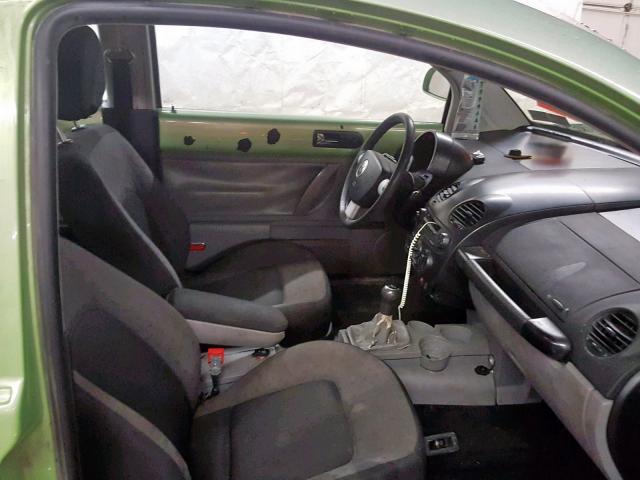 3VWCC21CXYM486248 - 2000 VOLKSWAGEN NEW BEETLE მწვანე ფოტო 5