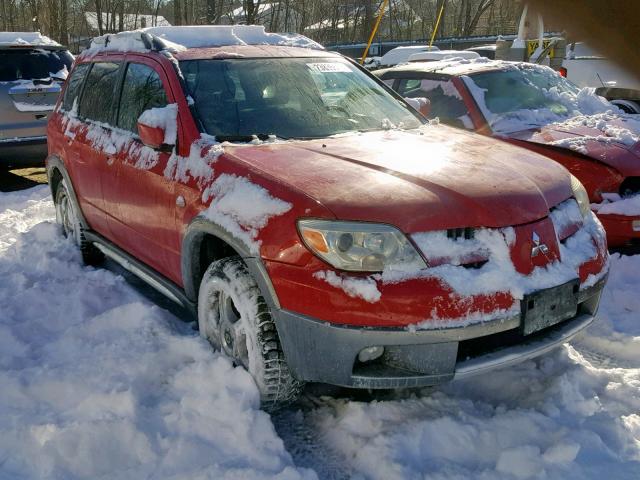 JA4LX41F65U002686 - 2005 MITSUBISHI OUTLANDER RED photo 1