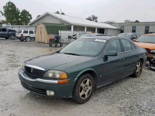 1LNHM87A41Y673702 - 2001 LINCOLN LS GREEN photo 2