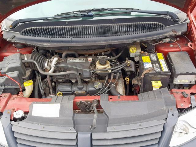 2D4GP44L85R394837 - 2005 DODGE GRAND CARA GRAY photo 7