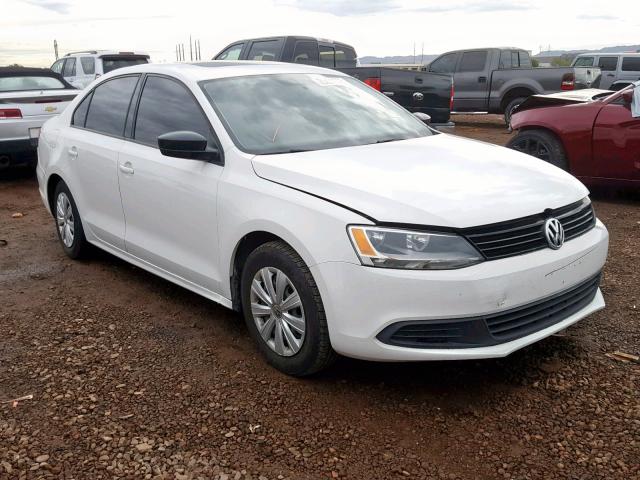 3VW2K7AJ1DM398984 - 2013 VOLKSWAGEN JETTA BASE 白色 照片 1