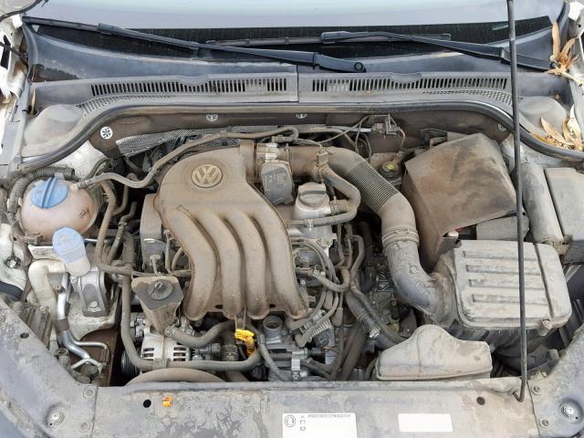 3VW2K7AJ1DM398984 - 2013 VOLKSWAGEN JETTA BASE 白色 照片 7