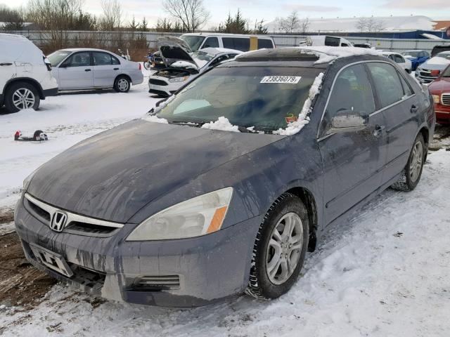 1HGCM55816A162625 - 2006 HONDA ACCORD EX GRAY photo 2